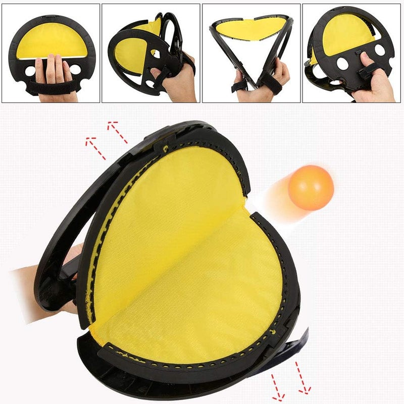 Pilipane Pilipane Toss and Catch Balls Set  Velcro Ball and Catch Game with Adjustable Strap for Kids to Improve Hand Eye Coordination - Image 2