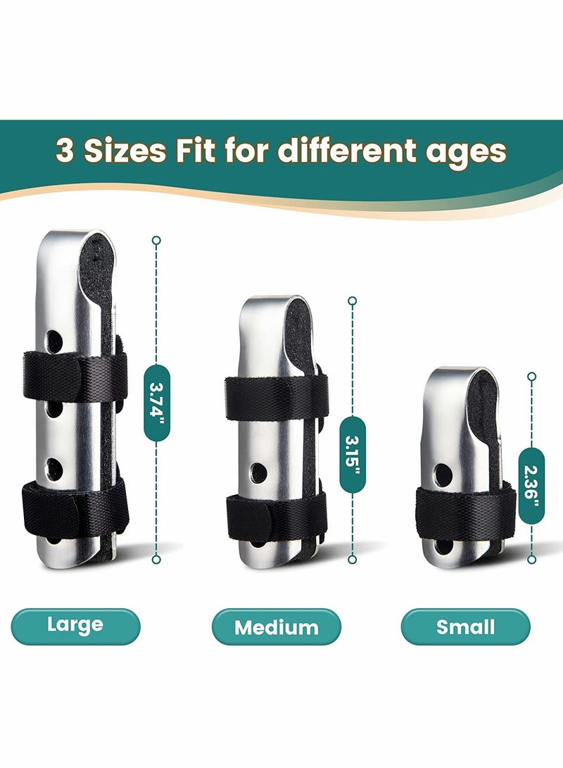 Excefore Finger Splint, 3 Size Aluminum Finger Splints, Metal Finger Support - Image 5