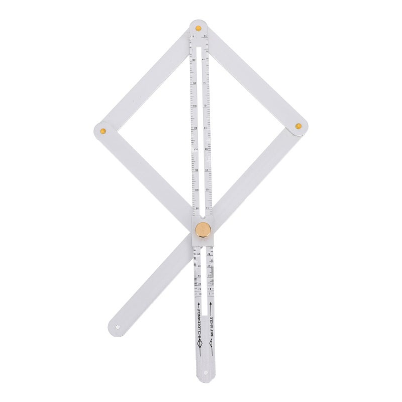 Kisangel Stainless Steel Protractor Angle Finder Gauge for Woodworking and Home Improvement - Image 2