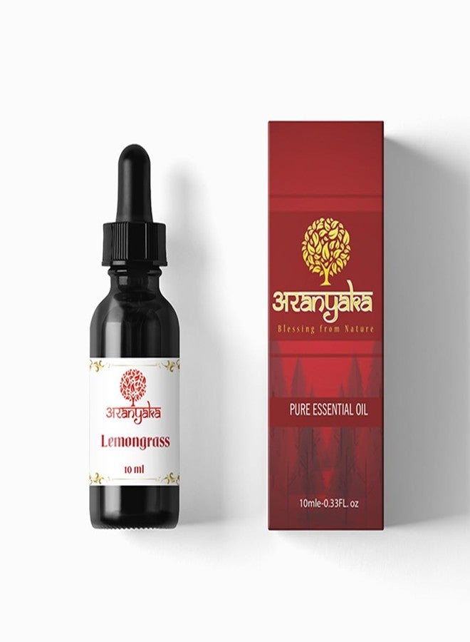 Aranyaka Pure Lemongrass Essential Oil, 10 ml, Natural and Preservative Free - Image 2