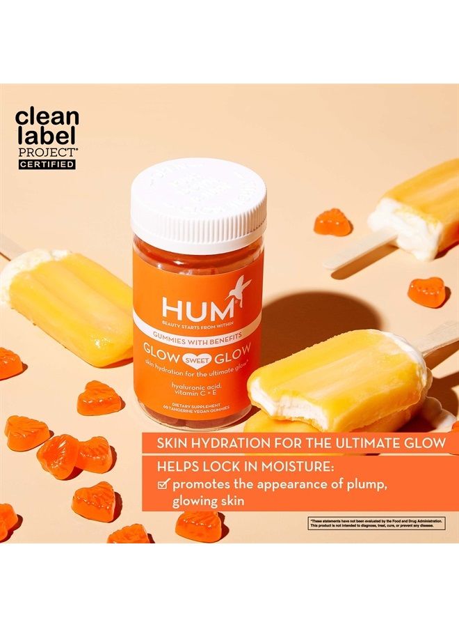 HUM Glow Sweet Glow Skin Supplement & Beauty Gummies for Hydrated Skin - Gummies for Smooth Lasting Glowing Skin (60 Vegan Gummies) - Image 2