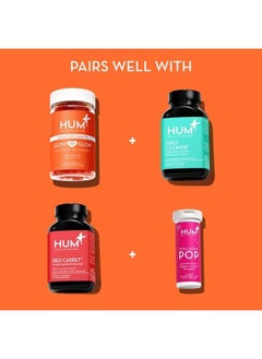 HUM Glow Sweet Glow Skin Supplement & Beauty Gummies for Hydrated Skin - Gummies for Smooth Lasting Glowing Skin (60 Vegan Gummies)  - Image 4