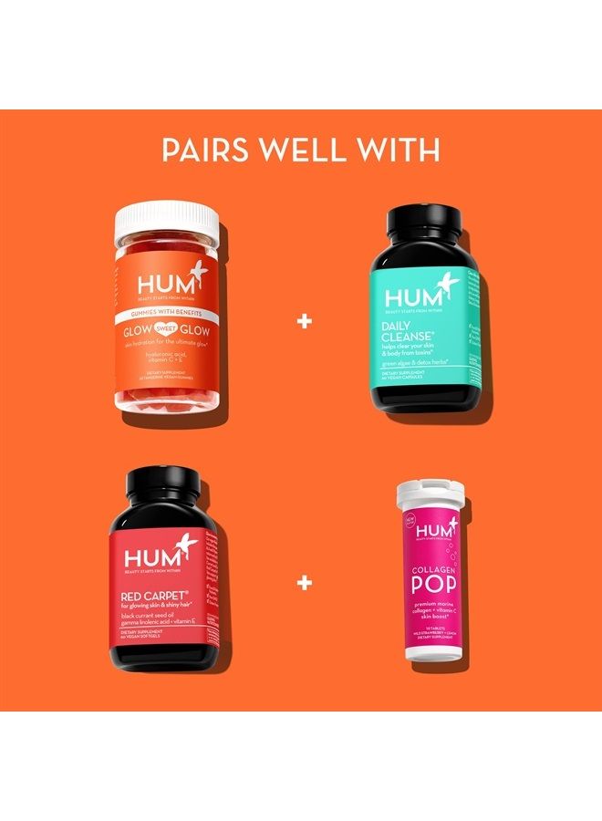 HUM Glow Sweet Glow Skin Supplement & Beauty Gummies for Hydrated Skin - Gummies for Smooth Lasting Glowing Skin (60 Vegan Gummies) - Image 4