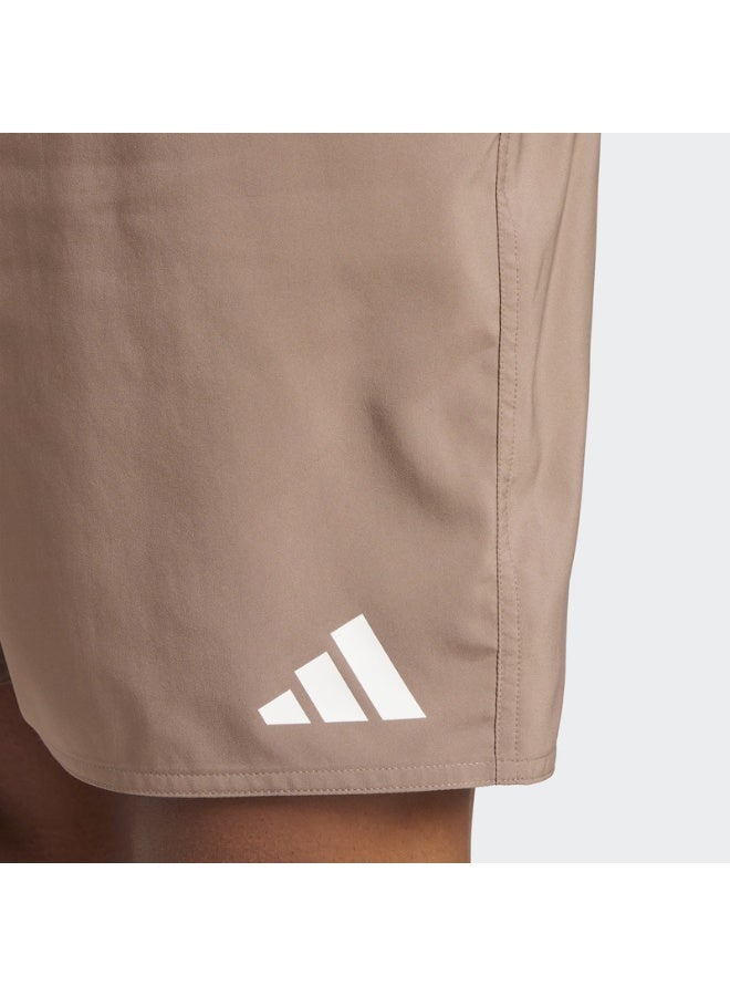 Adidas ESS SH 8IN          TRABRN/WHITE - Image 5