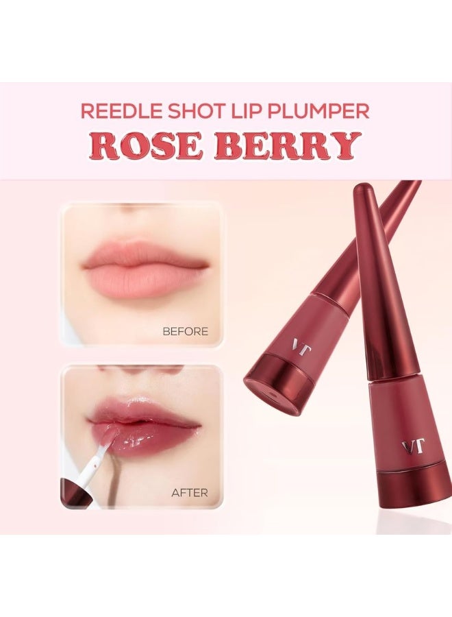 VT COSMETICS Reedle Shot Lip Plumper Roseberry - Image 2