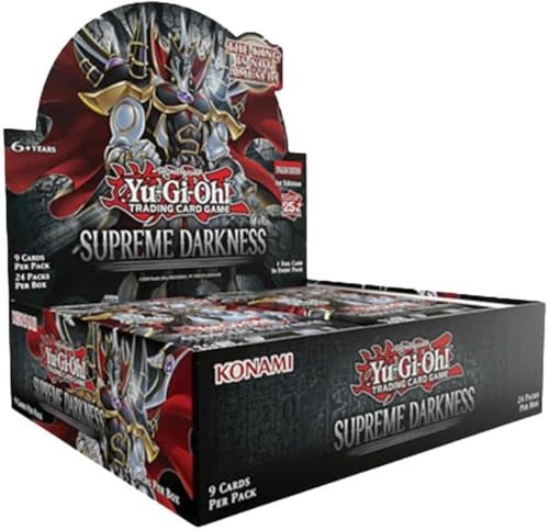 Konami YuGiOh Supreme Darkness Trading Card Game 1st Edition Booster Box 24 Packs - Image 1
