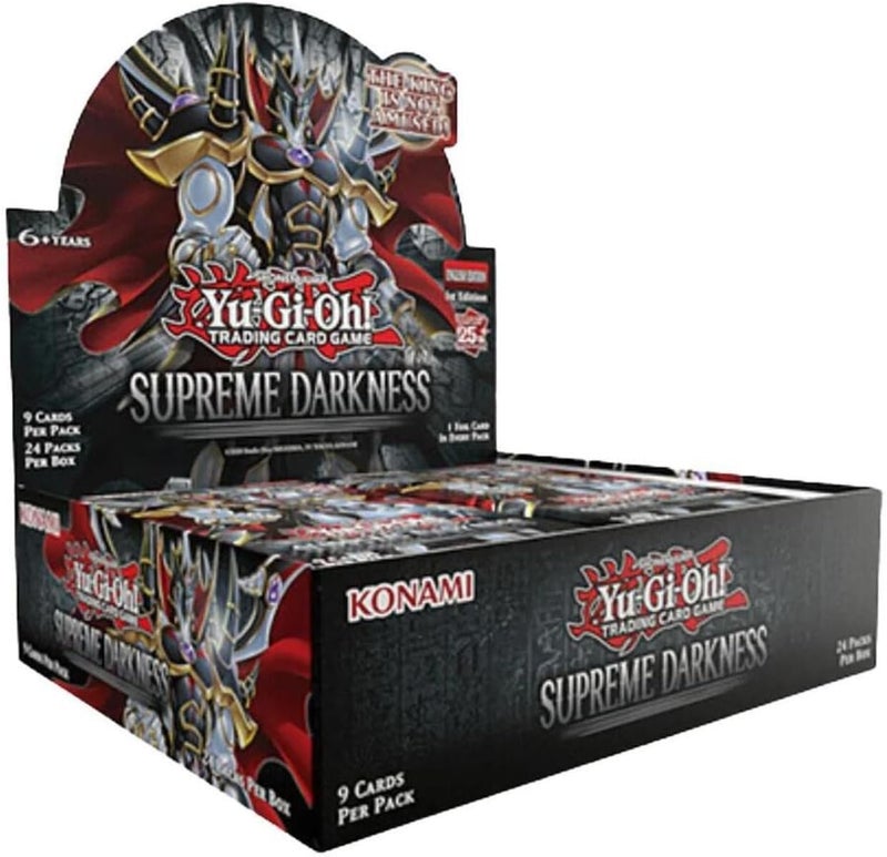 Konami YuGiOh Supreme Darkness Trading Card Game 1st Edition Booster Box 24 Packs - Image 2