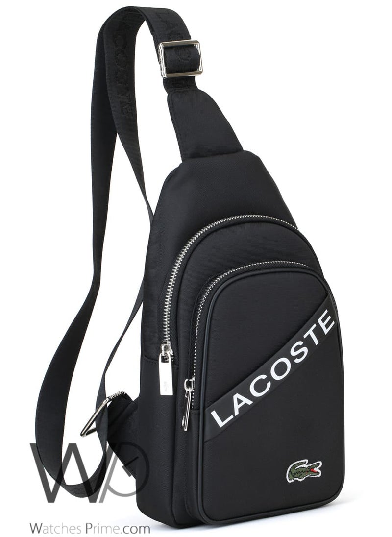 LACOSTE Shoulder Lacoste Black Bag Men  - Image 4