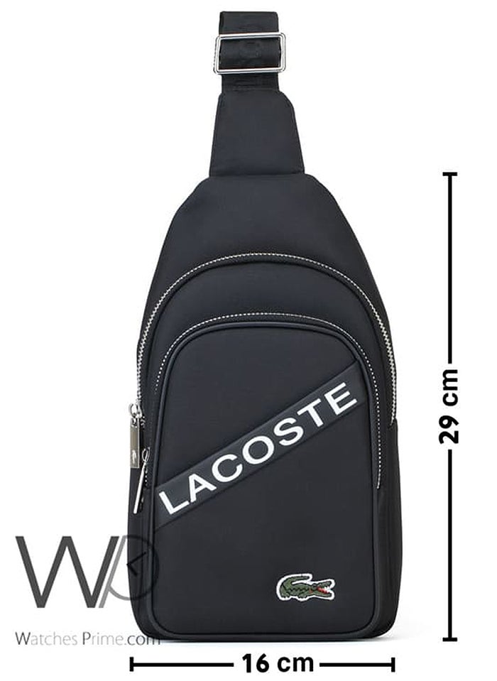 LACOSTE Shoulder Lacoste Black Bag Men  - Image 3