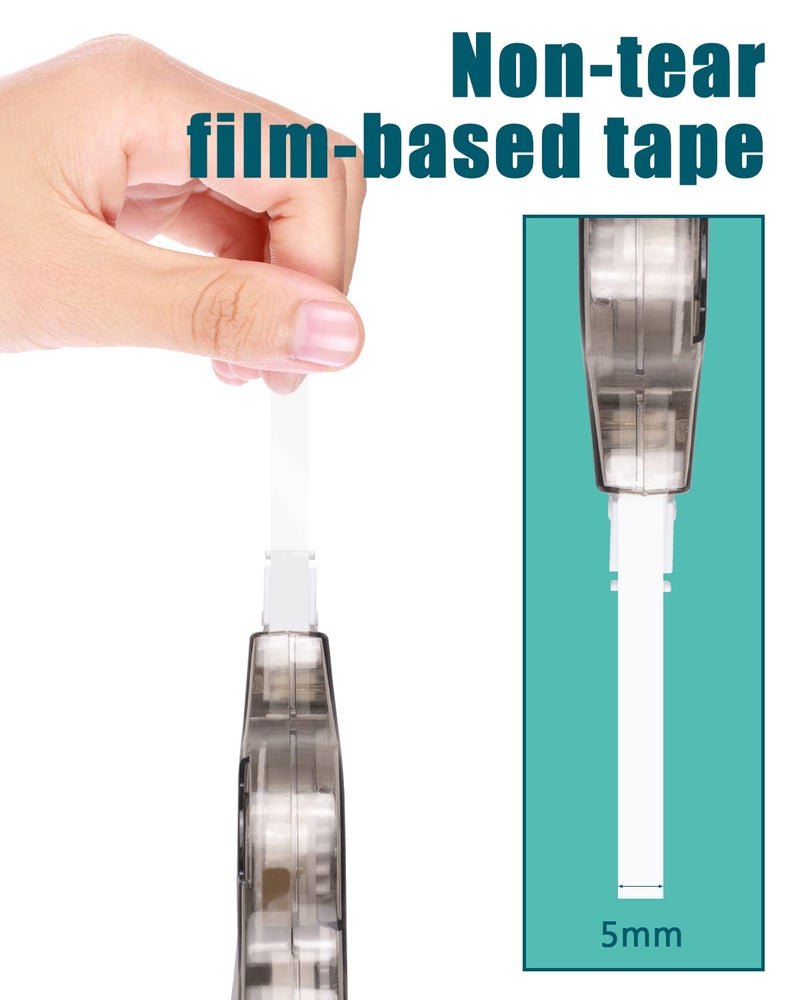 Lzerking Correction Tape, White, 6-Count, Make Instant Corrections With No Drying Time - Image 3