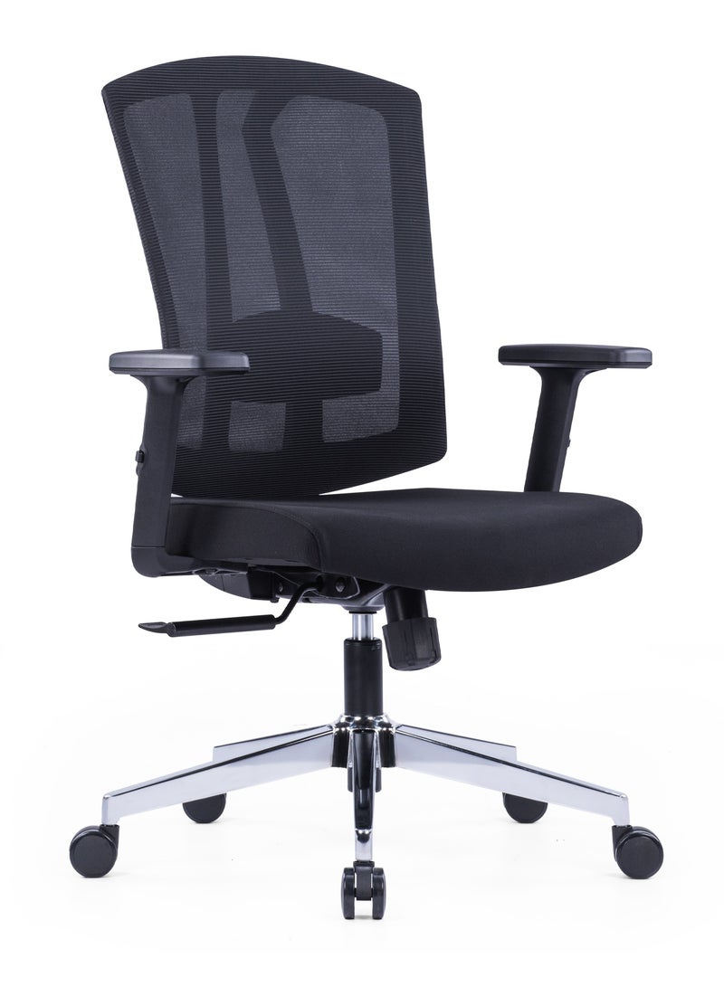 Ergonomic Office Chair with Adjustable Lumbar Support & Adjustable Armrests - Ergonomic Desk Chair for Home & Office - Image 1