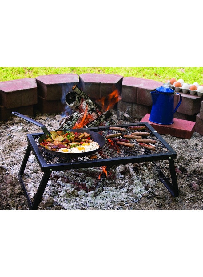 مقلاة لودج المصنوعة من الفولاذ الكربوني المُتبل مسبقًا - للاستخدام في الفرن أو على الموقد أو الشواية أو فوق نار المخيم - مقاس 10 بوصات - Image 5