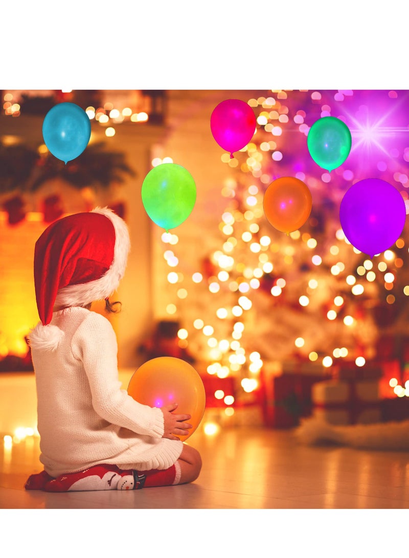 SOLARAE 300 Pcs UV Neon Balloons - Glow in the Dark Party Balloons for Birthdays, Weddings, and Blacklight Parties - Image 2