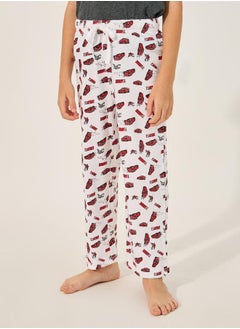 Styli Graphic Print T-Shirt and Pyjama Set  - Image 4
