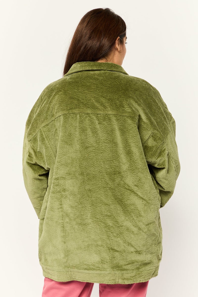 adidas Originals Adidas Originals x Ivy Park Women Sportswear Fit Long Sleeve Outdoor Jacket, Olive  - Image 4
