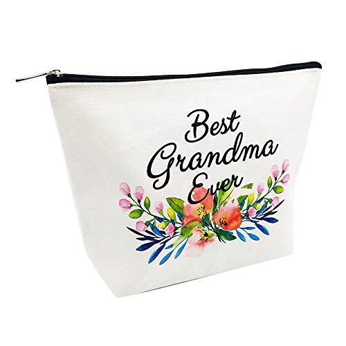 Charmoly Grandma Makeup Bag - Best Grandma Ever - Mother's Day and Birthday Gift for Grandmother, Nana, Mom from Granddaughter - Image 2
