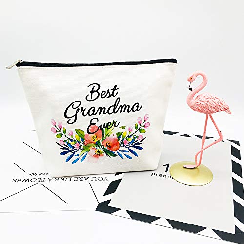 Charmoly Grandma Makeup Bag - Best Grandma Ever - Mother's Day and Birthday Gift for Grandmother, Nana, Mom from Granddaughter - Image 4