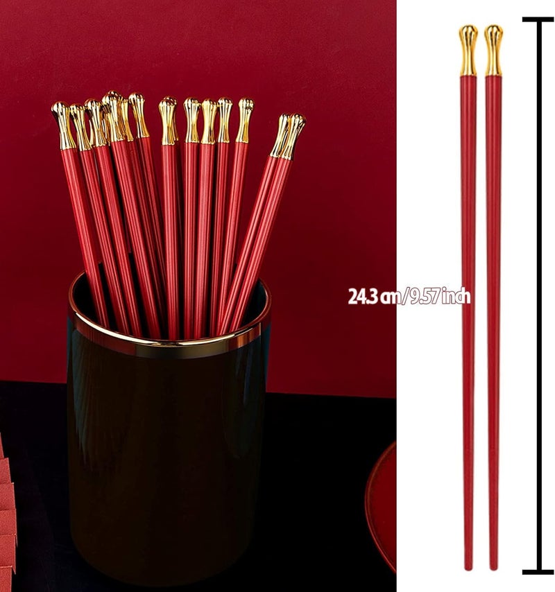INKULTURE 05 Pair Fiber Glass Chopsticks, Dishwasher Safe Chopstick, Reusable Non-Slip Chopsticks | DarkGreen | Lightweight & Easy to Use - Image 3