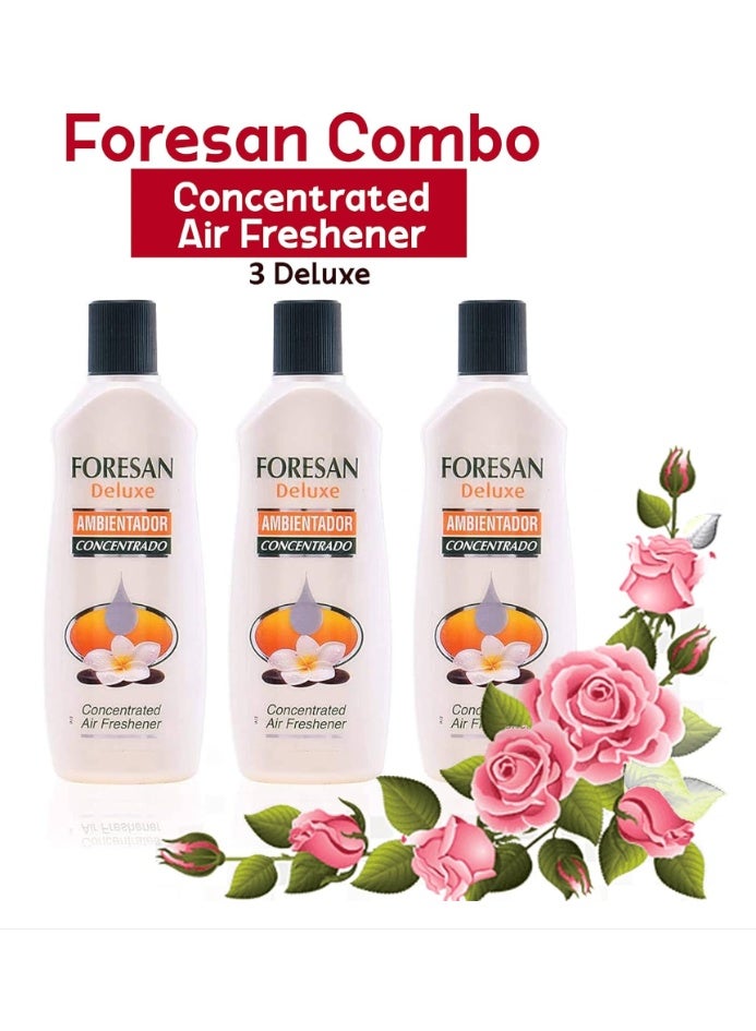 Foresan Air Freshener 125ml x3 (Pack of 3) Concentrated (Deluxe) - Image 2