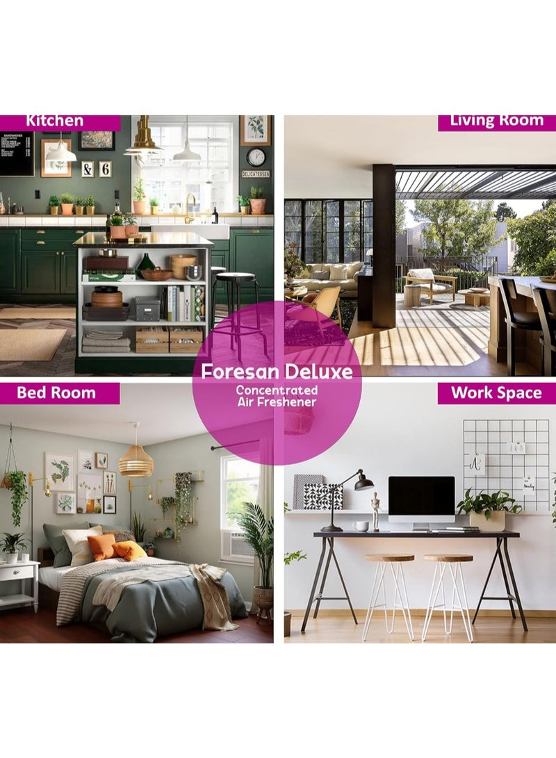 Foresan Air Freshener 125ml x3 (Pack of 3) Concentrated (Deluxe) - Image 3