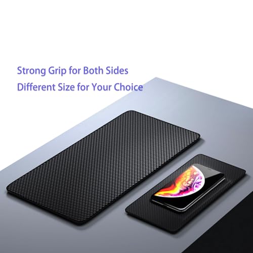 PIPJOY Car Dashboard Stick-On Placing Mat, Adhesive Silicone Pad for Car Interior, Cell Phone & Small Item Holder - Strong Viscosity, Washable& Reusable (Medium) - Image 3