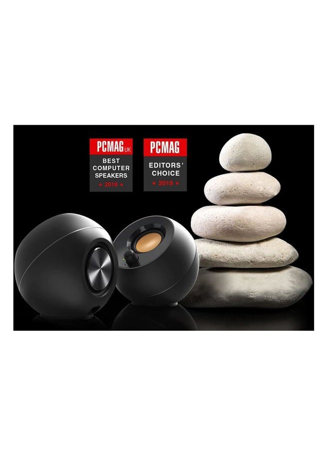Creative Pebble 2.0 USB-Powered Desktop Speakers with Far-Field Drivers and Passive Radiators for Pcs and Laptops (Black) - Image 5