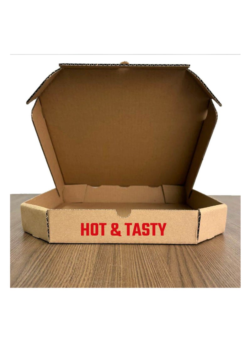 بدار 50 علبة كرتون بيتزا مقوي فاخر حجم متوسط (27.5*27.5*5) - Image 3