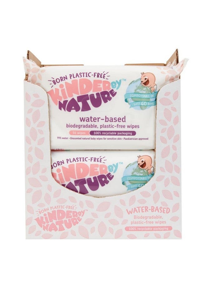 jackson reece Kinder By Nature Waterbased Baby Wipes 56 Count (Case Of 12 Packs) - Image 2