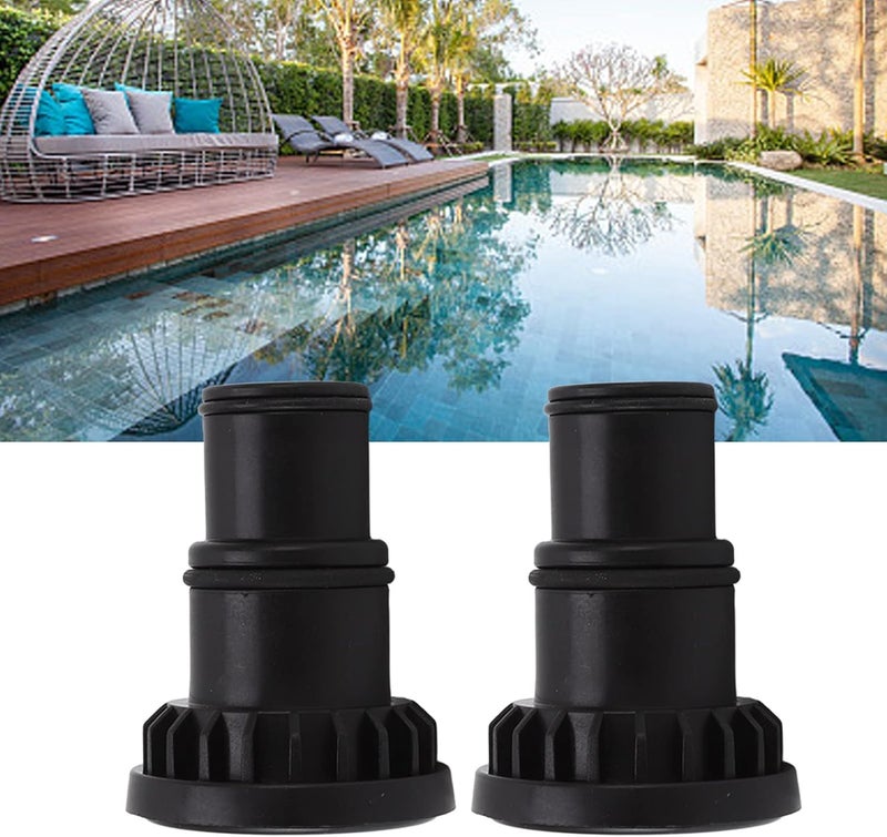 cheekyglo 2pcs Pool Hose Adapters, Universal Replacement Threaded Pool Hose Conversion Adapters for Swimming Pool Fittings Part - Image 3