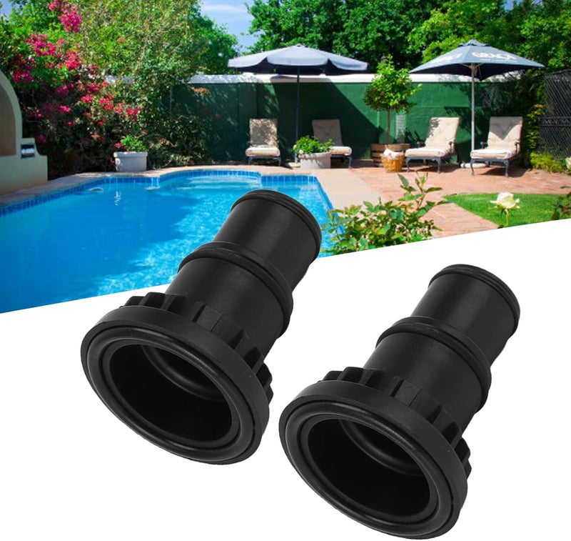 cheekyglo 2pcs Pool Hose Adapters, Universal Replacement Threaded Pool Hose Conversion Adapters for Swimming Pool Fittings Part - Image 2