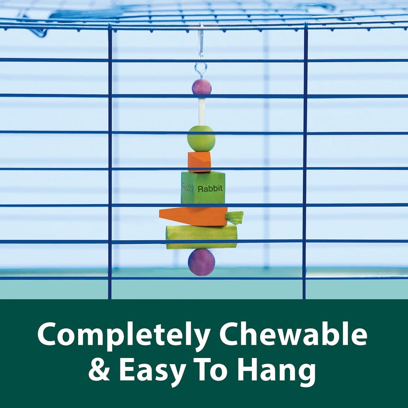 Kaytee Perfect Chews Hanging Wood Chew Toy for Pet Rabbits and Other Small Animals - Image 3