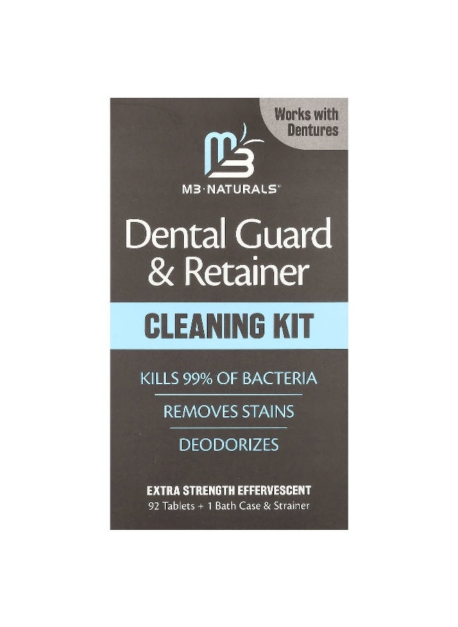 M3 Naturals M3 Naturals, Dental Guard & Retainer Cleaning Kit, 1 Kit  - Image 1