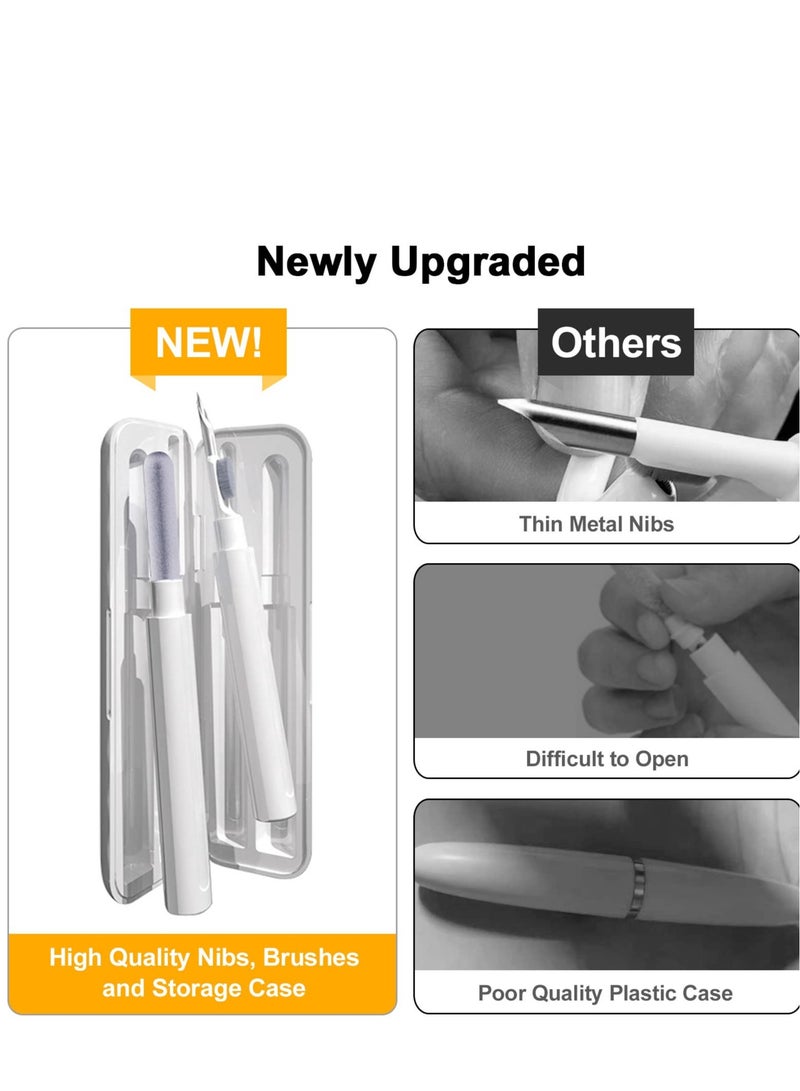 KASTWAVE Electronics Cleaning Kit, Headphone Cleaning Tool, Airpods Cleaner with Metal Tip Brush Sponge, Suitable for AirPods, Earbuds, Bluetooth Earphones Box Cleaning - Image 5