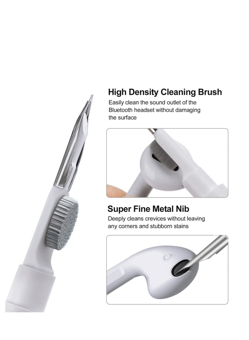 KASTWAVE Electronics Cleaning Kit, Headphone Cleaning Tool, Airpods Cleaner with Metal Tip Brush Sponge, Suitable for AirPods, Earbuds, Bluetooth Earphones Box Cleaning - Image 3