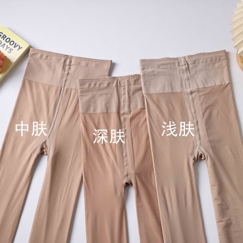 Thick Fleece-Lined Warm Winter Ladies Tights Light complexion - Image 1