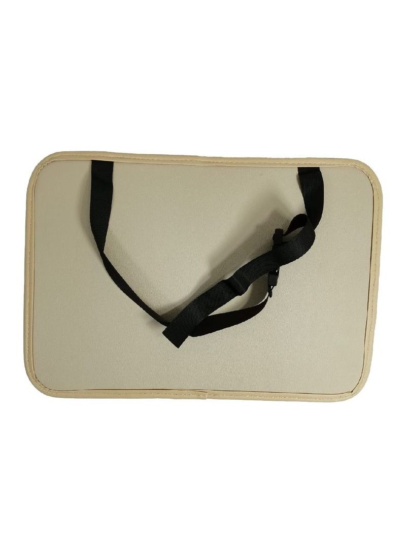 حامل مناديل للمقعد الخلفي للسيارة ، حامل زجاجة للشرب ، حامل للجيب ، منظم مقعد السيارة ، قطعة واحدة بيج - Image 4