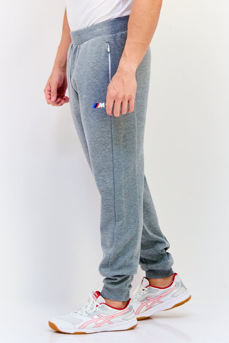 PUMA بنطلون رياضي خارجي للرجال من بومة x بي إم دبليو للسباقات، رمادي - Image 3