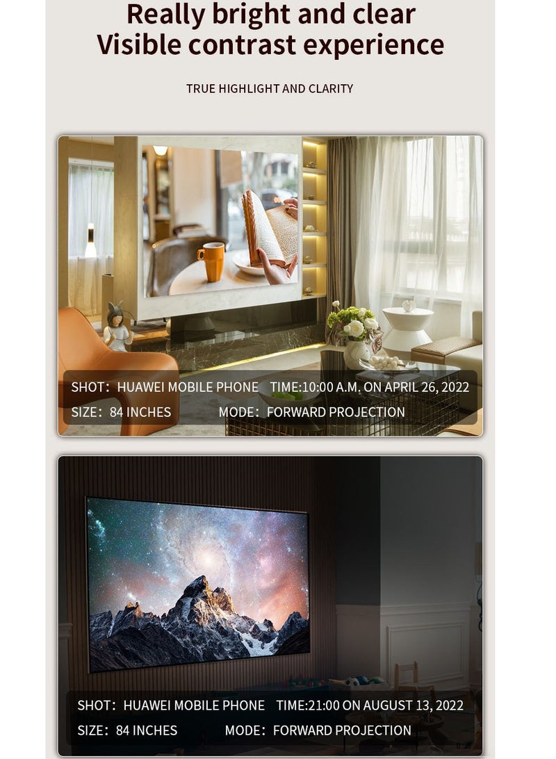 Android 10.0 Projector with 5G WiFi and Bluetooth 6.0 Native 1080P Home Theatre Projector Home Projector Compatible with iOS/Android/HDMI/TV Stick