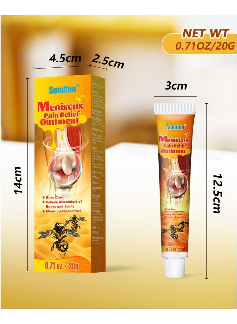 Sumifun Meniscys Pain Relief Ointment，Bee Venom Gel,  Bee Venom Cream, Propolis Professional Gel Joint Cream, Suitable For Neck, Knee, Shoulder, Waist, Leg - Image 1
