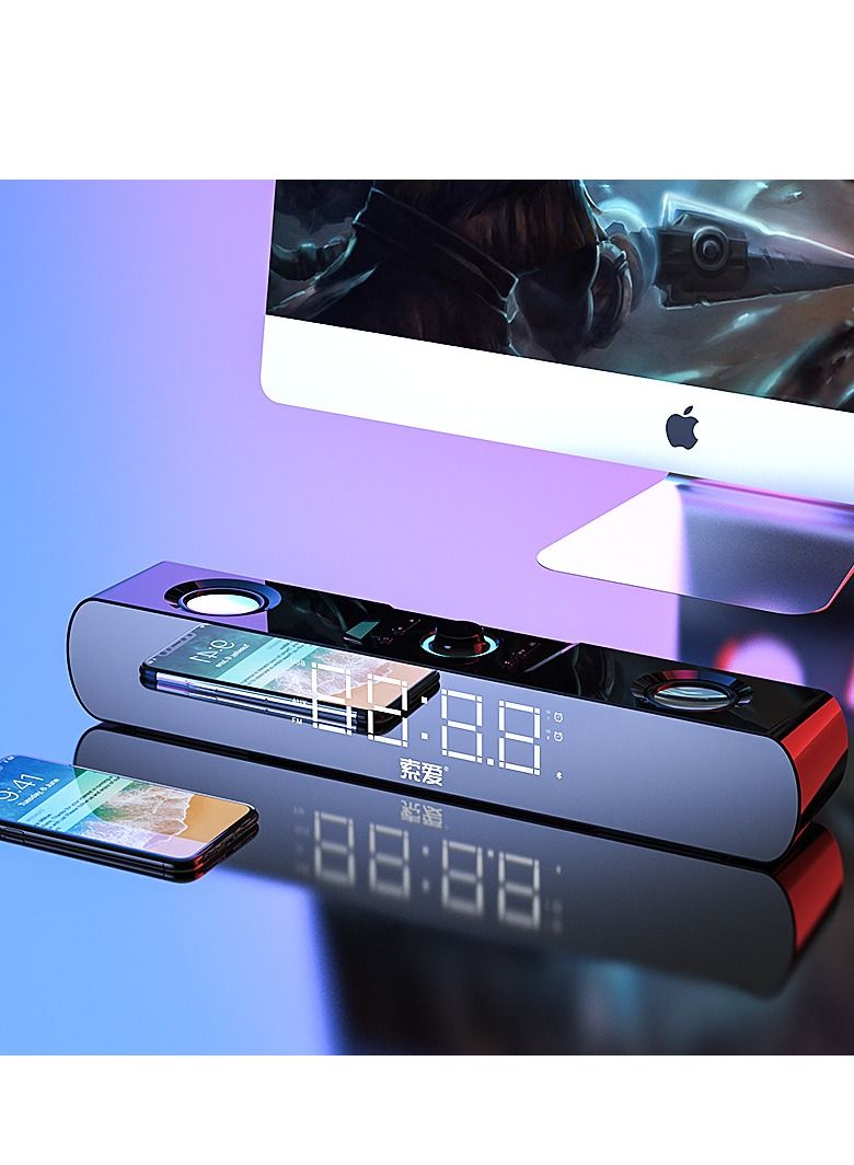 AROAQ Computer Audio Desktop Home Bluetooth Speaker Multimedia Esports Game Subwoofer NoteBook - Image 1