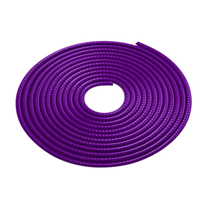 Purple Car Door Seal Strips Wind Noise Reduction Protector All Weather Flexible Trim - Image 2