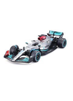 Bburago Bburago 1:43 Mercedes-AMG F1 W13 (2022) Diecast Collectible - Vibrant Paint, Durable Construction  - Image 2