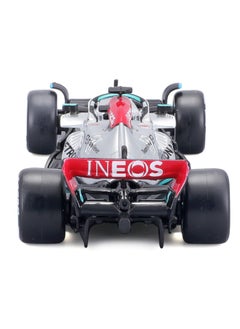 Bburago Bburago 1:43 Mercedes-AMG F1 W13 (2022) Diecast Collectible - Vibrant Paint, Durable Construction  - Image 5