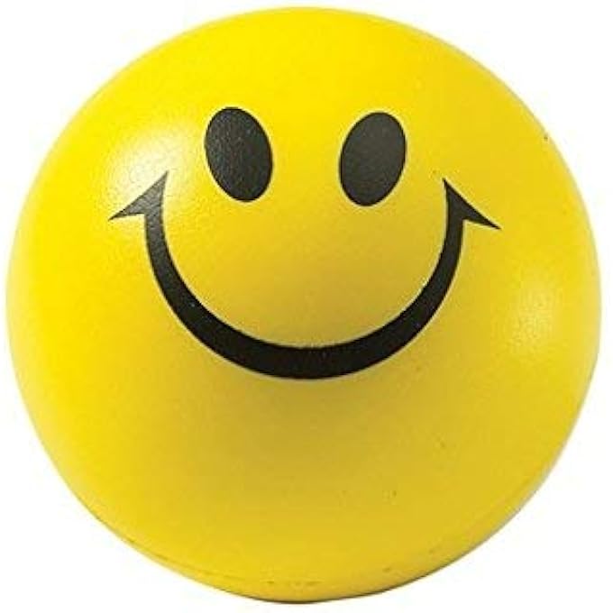 PANCIKAA Smiley face Stress Relieving Soft Squeeze Ball Pack of 12 - Image 2