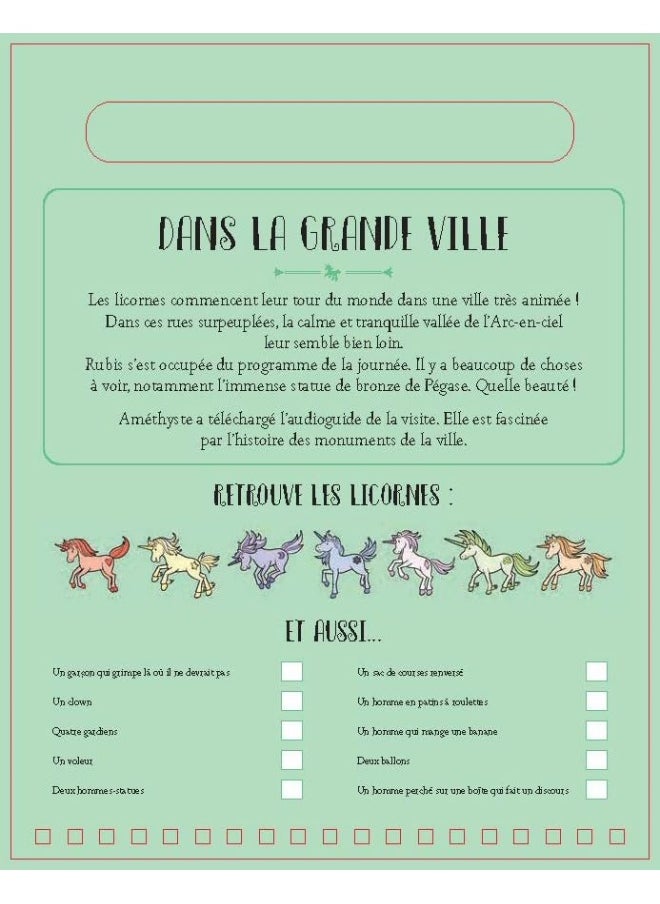 Où sont encore cachées les licornes ? - bloc avec un feutre effaçable  - Image 1