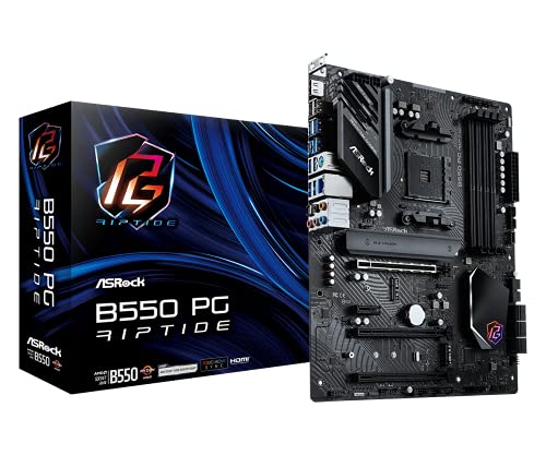 ASRock AMD B550 PG Riptide ATX Motherboard Dual Channel DDR4 4933 MHz AM4 Socket 128 GB SATA3 60 Gbs M2 - Image 3