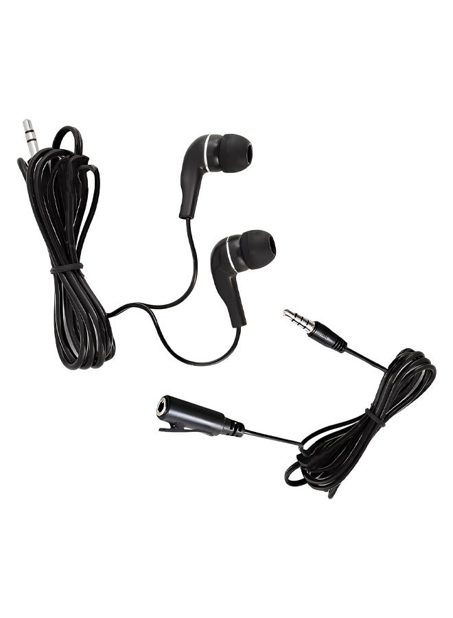 Taimi Wired In-Ear Headphones Premium Sound Quality Black  - Image 1