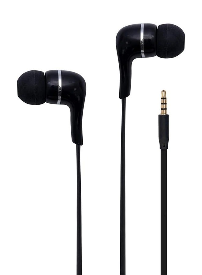 Taimi Wired In-Ear Headphones Premium Sound Quality Black  - Image 2