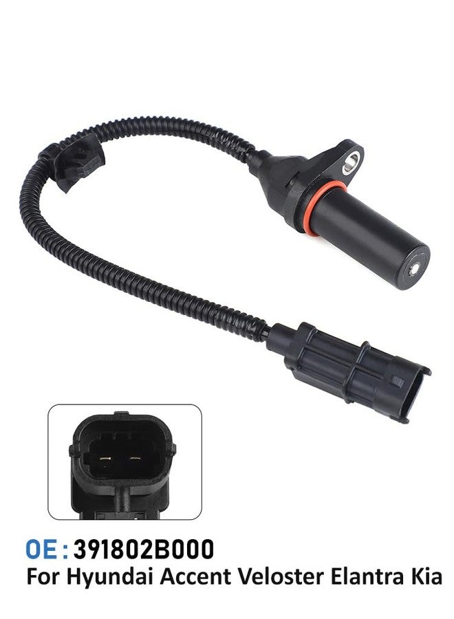 HOAVEED Crankshaft Position Sensor 39180-2B000 Compatible with Hyundai Kia Dodge - Elantra 2011-2020, Accent Rio 2012-2019, Forte Soul Tucson Veloster, Attitude 2011-2014 - Replaces SU13885, PC934, 907-787 - Image 2