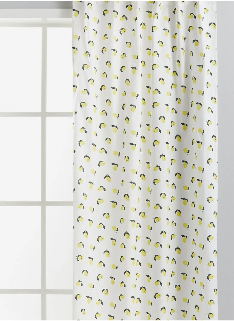 H&M 2-Pack Patterned Cotton Curtains